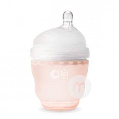 Olababy 美國Olababy仿母乳防脹氣矽膠奶瓶120ml 0-3個月 海外本土原版