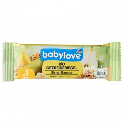 Babylove 德國寶貝愛有機穀物水果棒*10 海外本土原版