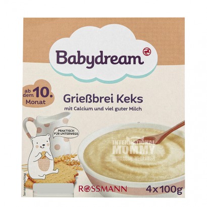 【4件】Babydream 德國Babydream粗麵粉餅乾牛奶杯10個月以上 海外本土原版