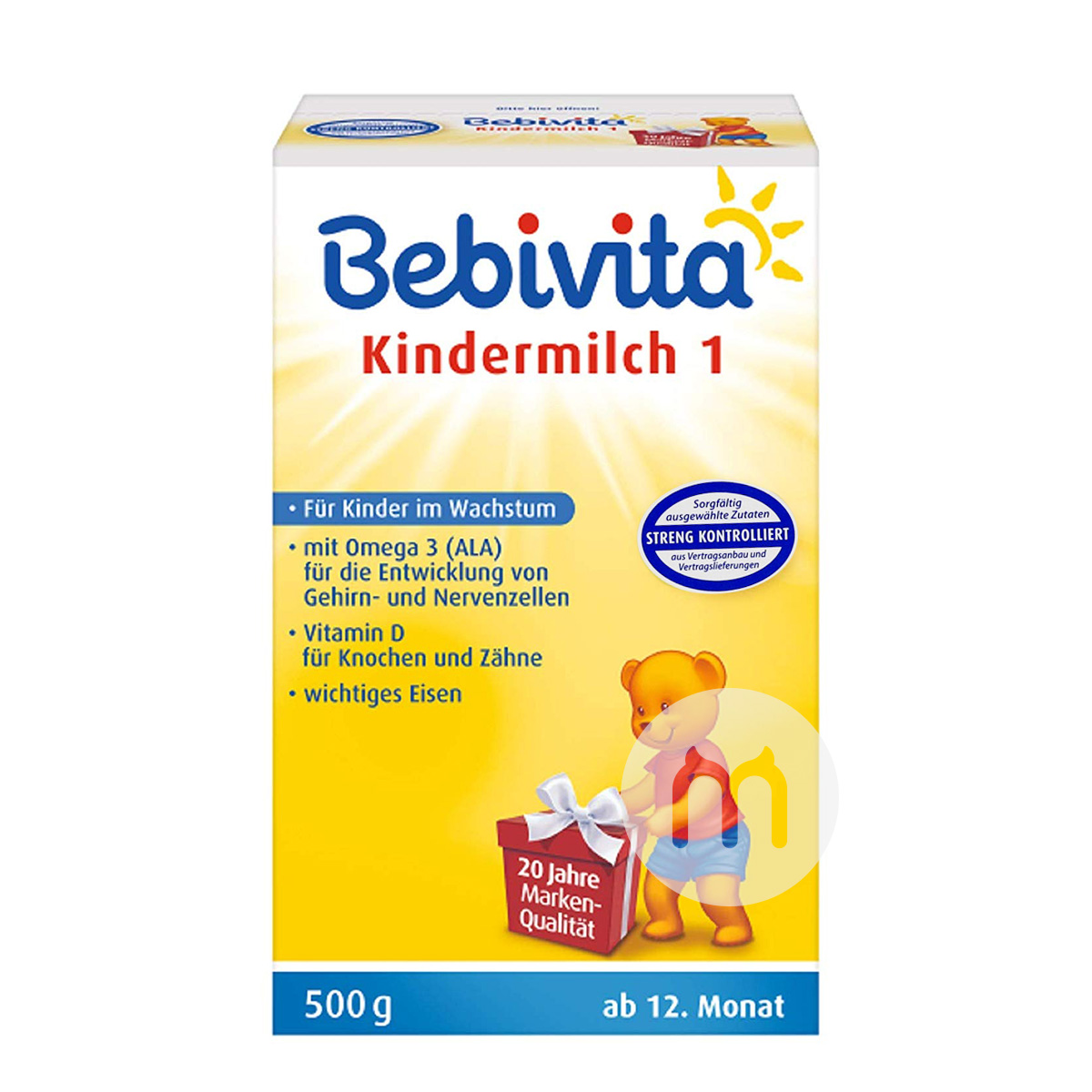 Bebivita 德國貝唯他奶粉1+段500g*4 海外本土原版