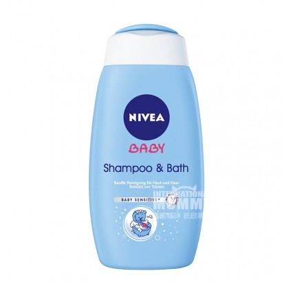 NIVEA 德國妮維雅寶寶洗發沐浴二合一沐浴露 海外本土原版