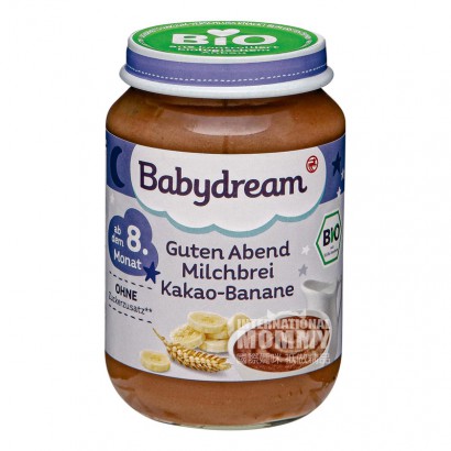 Babydream 德國Babydream有機香蕉麥片可哥泥8個月以上...