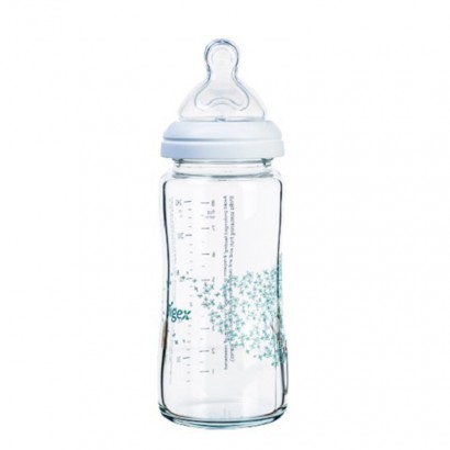 Tigex 法國Tigex寬口徑防脹氣玻璃奶瓶240ml 0-6個月 海外本土原版