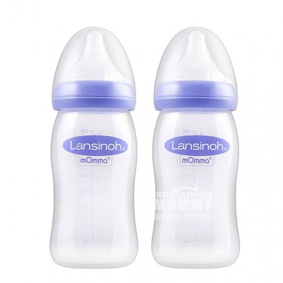 Lansinoh 美國蘭思諾mOmma自然波浪系列pp奶瓶240ml*...