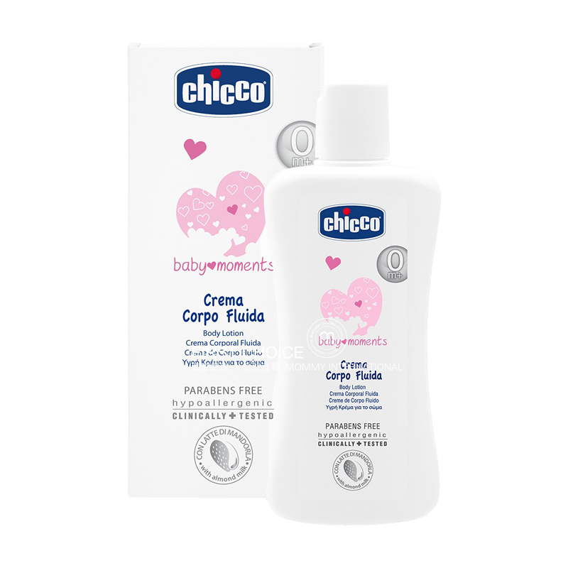 Chicco 義大利智高天然杏仁潤膚乳液 海外本土原版