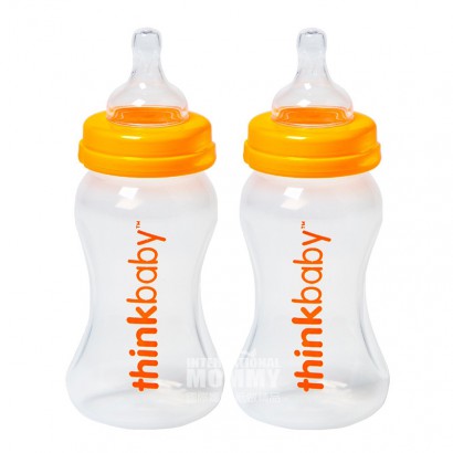 Thinkbaby 美國辛克寶貝嬰兒PP奶瓶兩只裝 270ml 0-6...