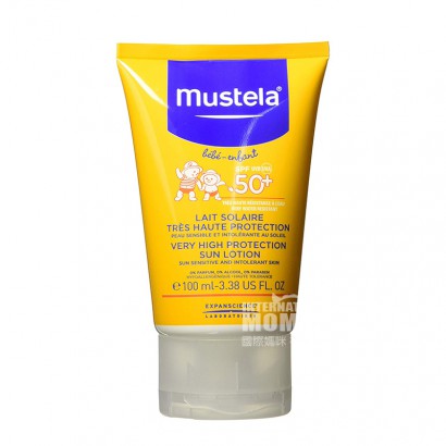 Mustela 法國妙思樂兒童臉部防曬乳SPF50+100ml 海外本...