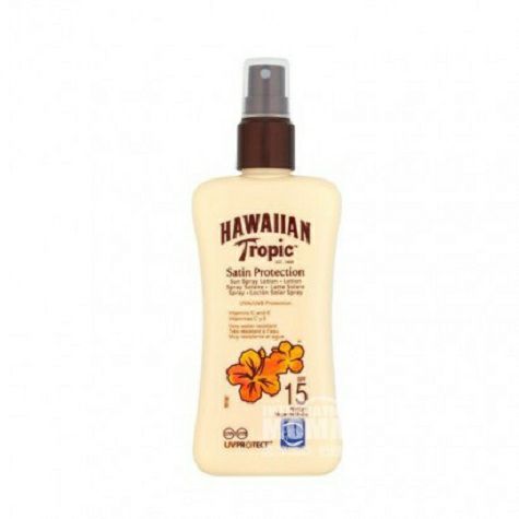 HAWAIIAN Tropic 美國夏威夷熱帶緞面太陽防護噴霧化妝水L...