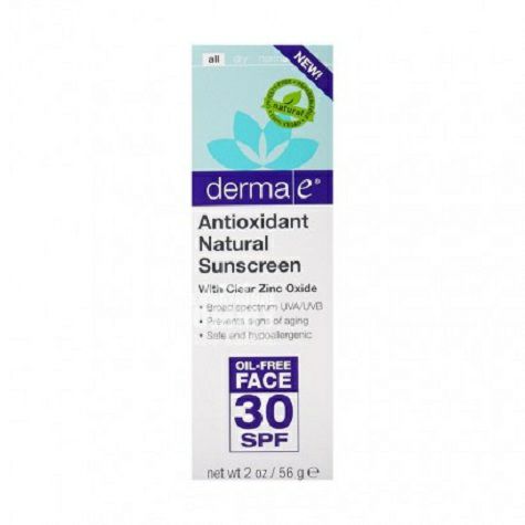 Derma E 美國德瑪依天然面部防曬霜SPF30 海外本土原版