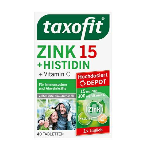 Taxofit 德國Taxofit鋅+維生素C+組氨酸膠囊40粒 海外...