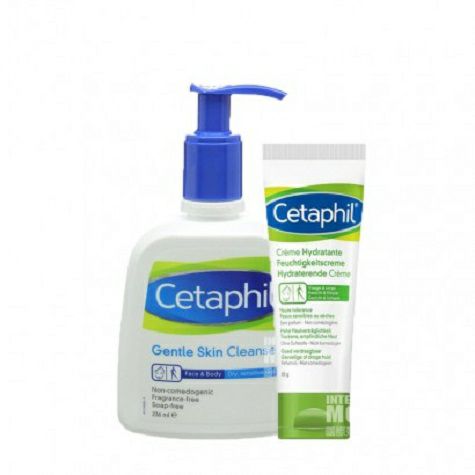 【2件裝】Cetaphil 法國絲塔芙 溫和洗面奶+保濕面霜 海外本土...