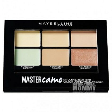 MAYBELLINE NEW YORK 美國美寶蓮紐約六色遮瑕盤01 Light 海外本土原版