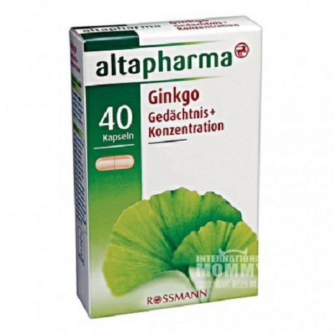 Altapharma 德國Altapharma銀杏精華健憶膠囊 海外本土原版