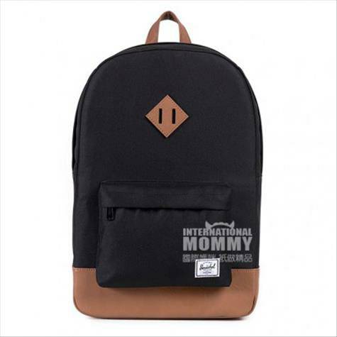 Herschel 加拿大Herschel休閒文藝雙肩背包黑色 海外本土...