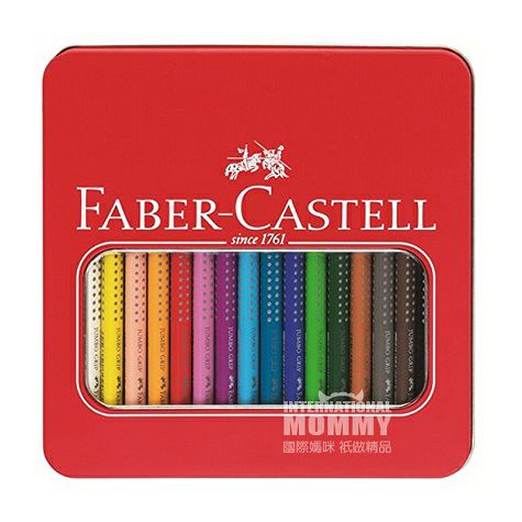 FABER－CASTELL 德國輝柏嘉16色金屬盒彩色鉛筆 海外本土原...