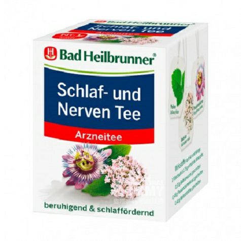 Bad Heilbrunner 德國海樂泉神經放鬆睡眠花草草藥茶*5 海外本土原版