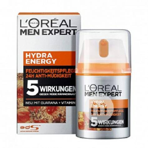 L'OREAL Paris 法國巴黎歐萊雅男士專業抗疲勞能量潤膚霜 海...