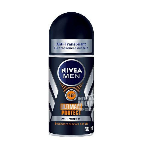 NIVEA 德國妮維雅男士止汗露腋下持久爽身終極保護滾珠 海外本土原版