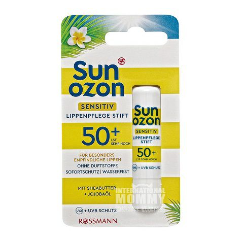 Sunozon 德國Sunozon保濕防水防曬潤唇膏SPF50 海外本...