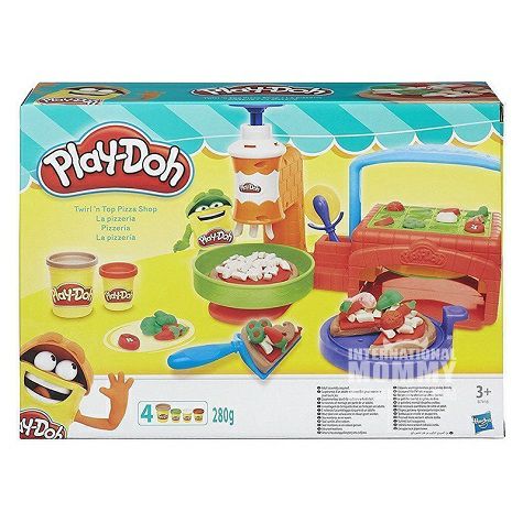 Play Doh 美國培樂多披薩博餅烤爐店兒童無毒彩泥套裝 海外本土原...