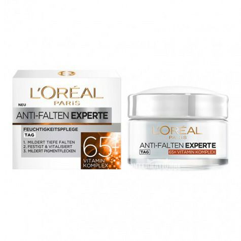 L'OREAL Paris 法國巴黎歐萊雅抗皺專家日霜65+ 海外本土...