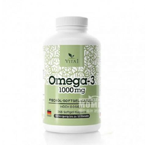 VITA1 德國VITA1 Omega-3魚油軟膠囊365粒 海外本土原版