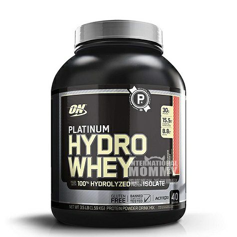 OPTIMUM NUTRITION 美國OPTIMUM NUTRITION健身增肌白金水解乳清蛋白粉1.6KG 海外本土原版