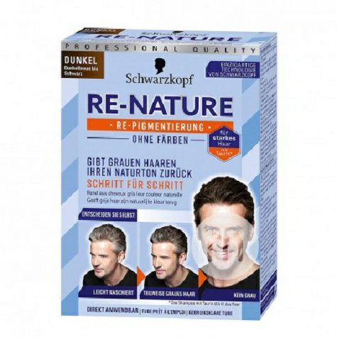 Schwarzkopf 德國施華蔻Re Nature男士植物染發劑 海...