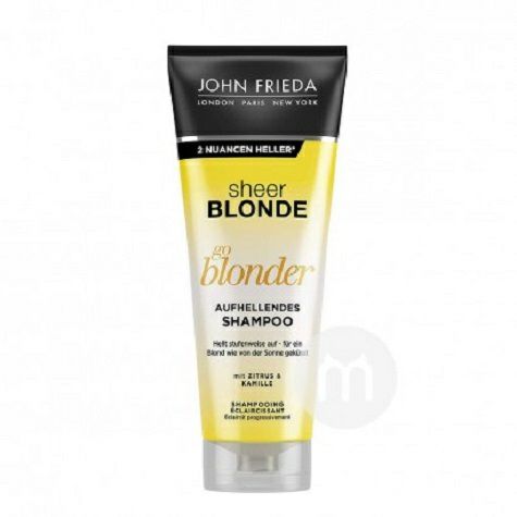 JOHN FRIEDA 英國JOHN FRIEDA淺發金髮活力潤發洗發水*2 海外本土原版