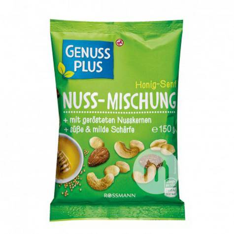 GENUSS PLUS 德國GENUSS PLUS蜂蜜混合堅果150g 海外本土原版