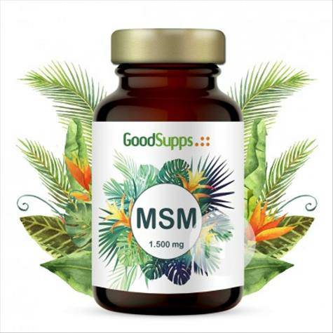 GoodSupps 德國GoodSupps MSM膠囊365粒 海外本土原版