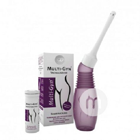 MULTI-GYN 荷蘭MULTI-GYN女性私處沖洗器+護理泡騰片組合裝 海外本土原版