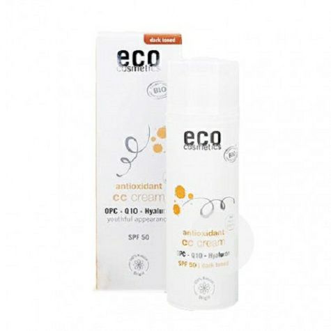 ECO 德國ECO Cosmetics抗老化緊致CC霜SPF50深色 ...