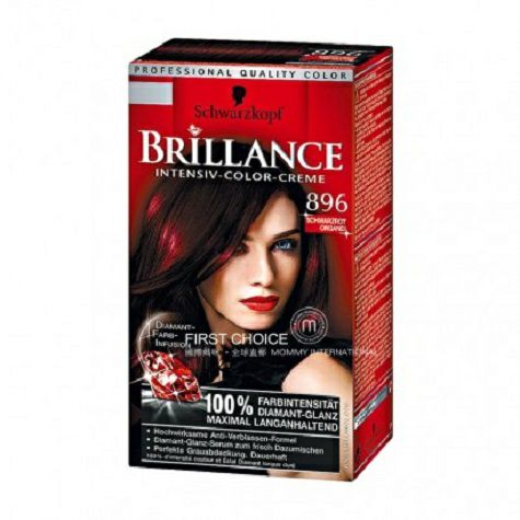 Schwarzkopf 德國施華蔻Brillance染發劑 黑紅色89...