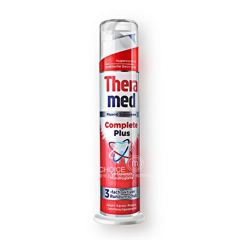 Theramed 德國泰瑞美立式強效清潔牙膏100ml 海外本土原版