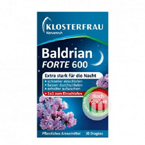 KLOSTERFRAU 德國KLOSTERFRAU纈草根精華600mg 海外本土原版