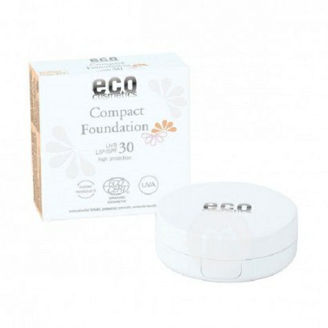 ECO 德國ECO Cosmetics抗紫外線遮瑕提亮膚色粉餅 海外本...