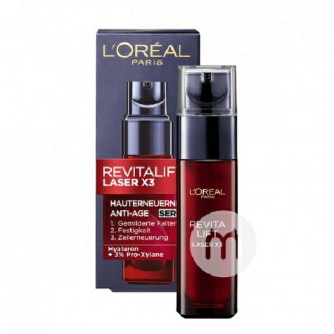 L'OREAL Paris 法國巴黎歐萊雅複顏光學嫩膚精華液 海外本土...