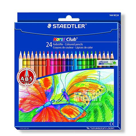 STAEDTLER 德國施德樓諾裏斯俱樂部版24色油性彩色鉛筆 海外本...