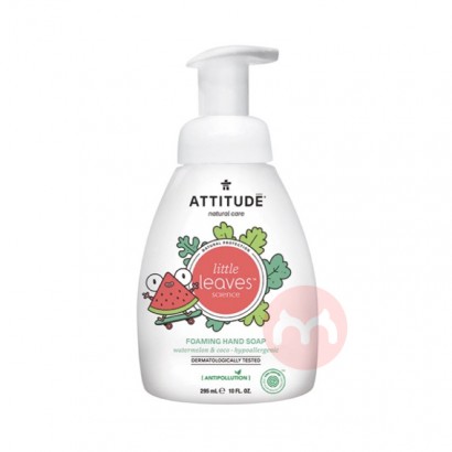 Attitude 艾特優 兒童泡沫洗手乳西瓜椰香 295ml