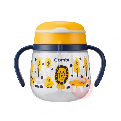 Combi 康貝 LakuMug 第3階段吸管杯 240ml 快樂森林